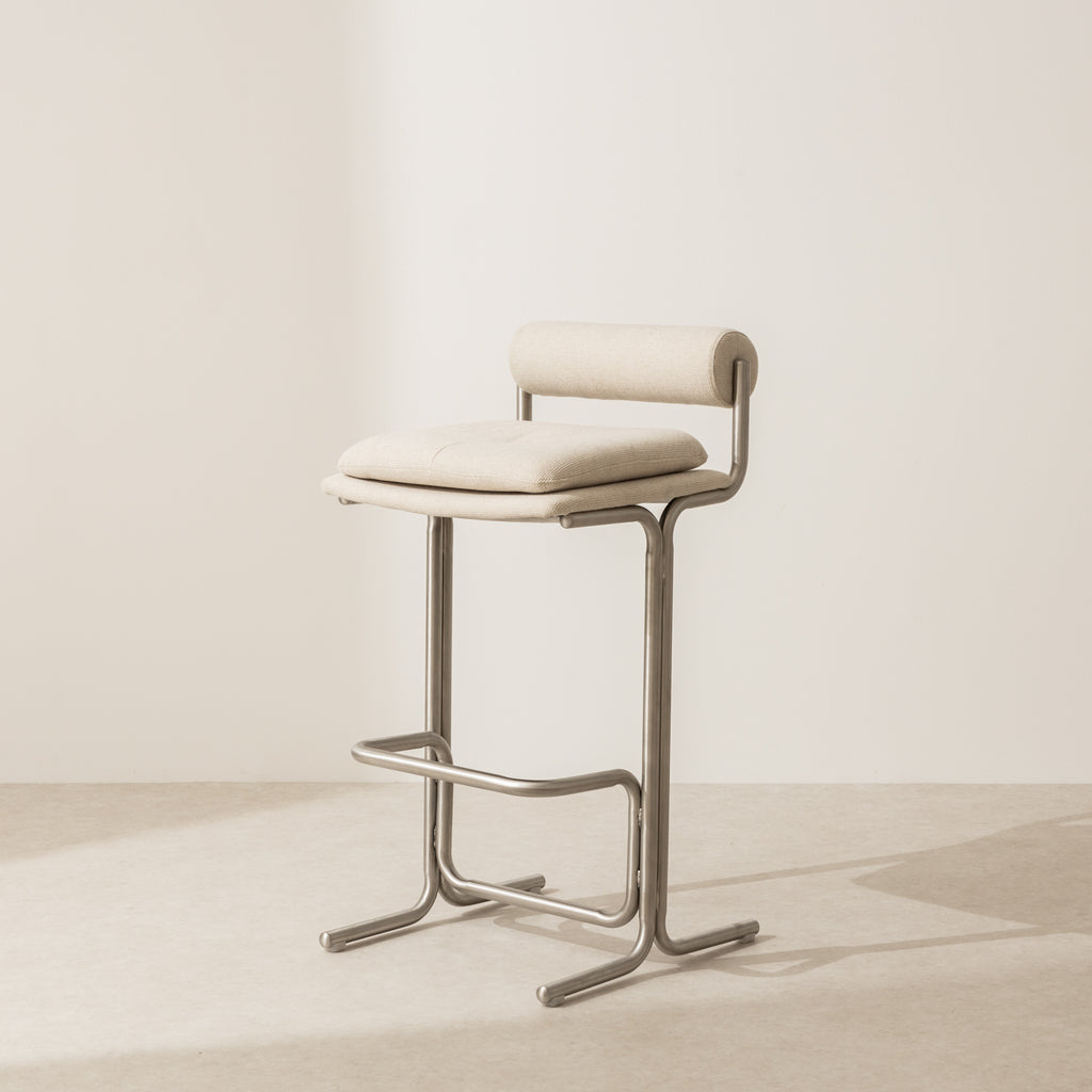Bolster Bar Stool Canvas Six The Residence.