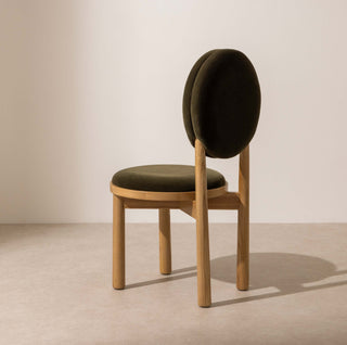No.17 The Muse Circle Dining Chair - Khaki