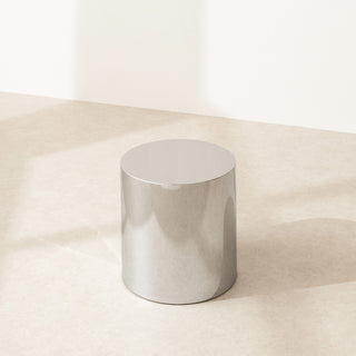 Chrome side table