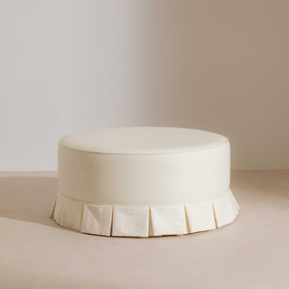 Box-Pleat Ottoman