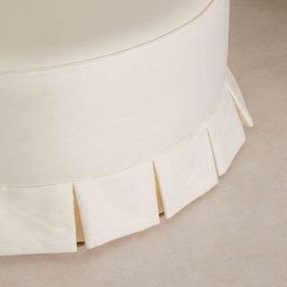 Box-Pleat Ottoman