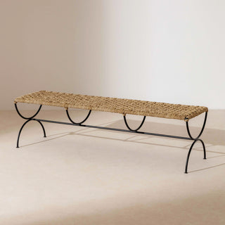 Metal & Rope Bench
