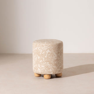 Pouffe with Ball Feet - Les Pagodes