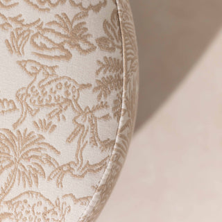 Pouffe with Ball Feet - Les Pagodes