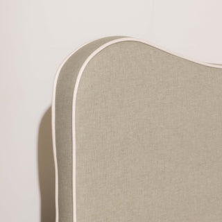 Ripple Bed - Eggshell