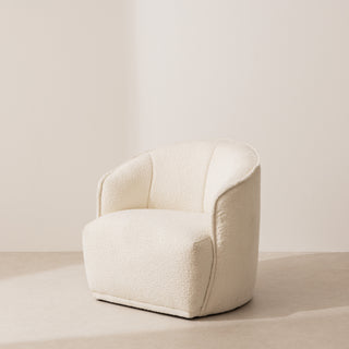 Boucle Chair - White