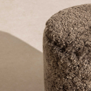 No.17 The Haven Sheepskin Pouffe on Ball-Feet