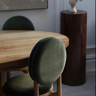 No.17 The Muse Circle Dining Chair - Khaki