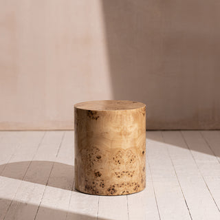 Burl Side Table