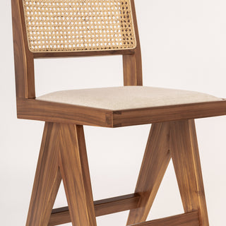 Pierre Jeanneret style Bar Stool 