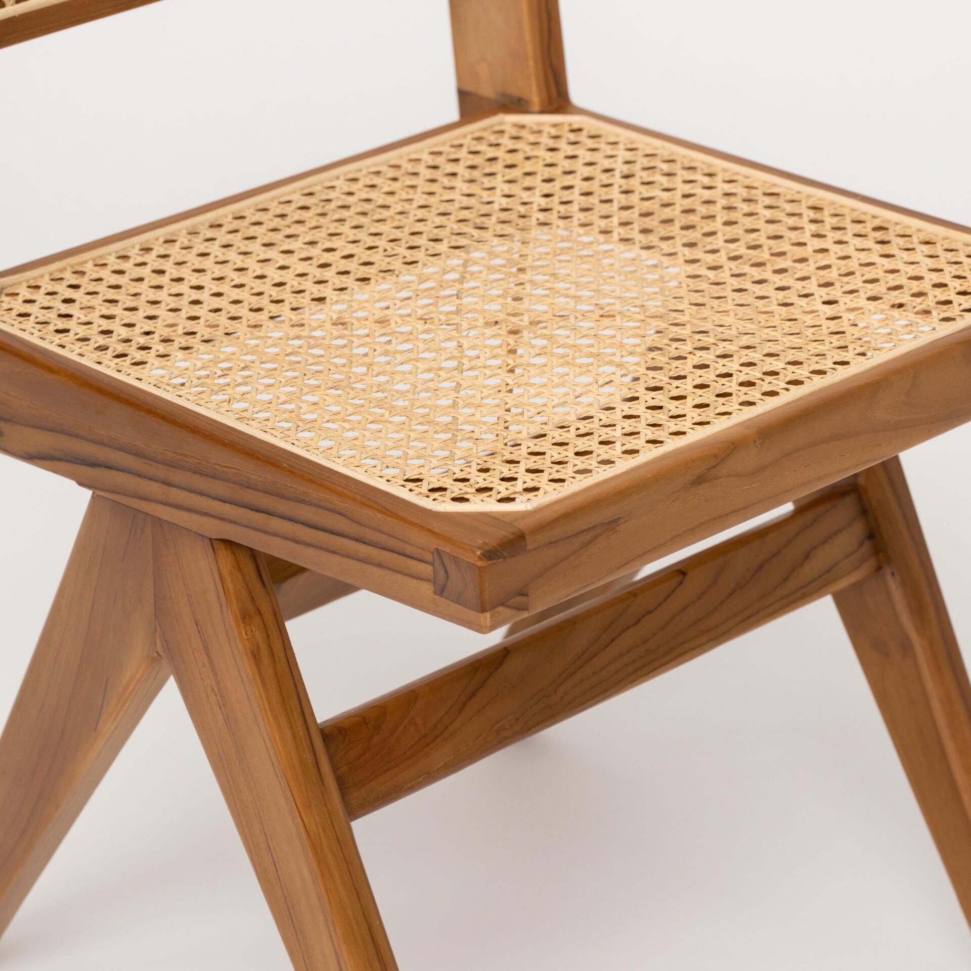 Timber and rattan dining hot sale chairs