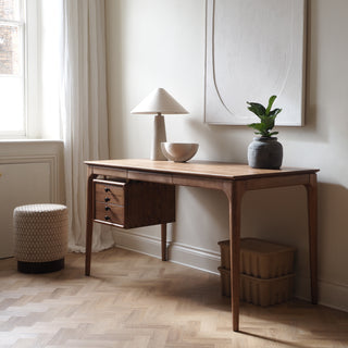 Timber Desk with Drawers